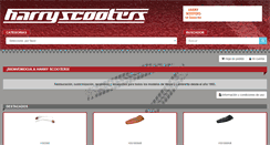 Desktop Screenshot of harryscooters.com
